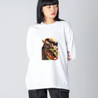 AQUAMETAVERSEの可愛い美戦士　ラフルール　1859 Big Long Sleeve T-Shirt