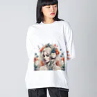 Unique Existenceのhorde of flowers Big Long Sleeve T-Shirt