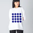 〇△□のお店のシンプルドットデザインシリーズ4 Big Long Sleeve T-Shirt