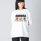 ANDORAのANDORA DOGS ビッグシルエットロングスリーブTシャツ