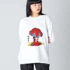 kayuuの琉球美人 ビッグシルエットロングスリーブTシャツ