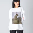 Mizuki・ASIA CATの後ろ美猫MILU🐾 Big Long Sleeve T-Shirt