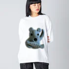 atelier_lapislazuliのくまはにわ実写 Big Long Sleeve T-Shirt