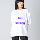 あい・まい・みぃのGirl Strong-強い女性を表す言葉 Big Long Sleeve T-Shirt