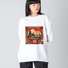hotgoods shopの東京っぽいロゴ Big Long Sleeve T-Shirt