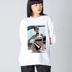 bijinngasyokuninのイベントコンパニオン Big Long Sleeve T-Shirt