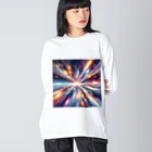 トトベス(T∴B∴M∴)🕊️の超光速スターダスト量子ワープ🛸スターシード覚醒コード Big Long Sleeve T-Shirt