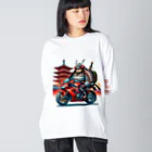 日本文化デザインショップのサムライ　スピードスター Big Long Sleeve T-Shirt