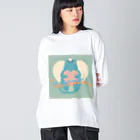 きなこのHappy Lifeのhappiness Big Long Sleeve T-Shirt