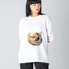 Lira-0011のLira天使シリーズ Big Long Sleeve T-Shirt