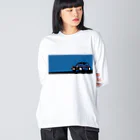 キャのシティなクルマ ビッグシルエットロングスリーブTシャツ