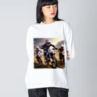 Bikers' Galleryのダートマスターズ：究極のモトクロスチャレンジ Big Long Sleeve T-Shirt