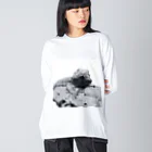 chiru×2のキメ顔フトアゴヒゲトカゲ Big Long Sleeve T-Shirt