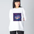 million-mindのうさぎの異世界冒険 ビッグシルエットロングスリーブTシャツ