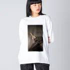 合同会社 SOUKEI　桃田の有senの　ある暮らし(ブレイク) Big Long Sleeve T-Shirt