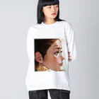 shiba9の美人 Big Long Sleeve T-Shirt