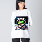 LOGOstylesの宇宙探索 ビッグシルエットロングスリーブTシャツ