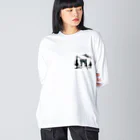 Hey和の凱旋門　世界遺産　日本風 Big Long Sleeve T-Shirt