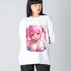 studio AzurのIris プロマイド風 Big Long Sleeve T-Shirt