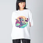 幸運アイテムデポの幸運の翼ドラゴンキック Big Long Sleeve T-Shirt