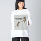 catnip factoryのJUMP more！ Big Long Sleeve T-Shirt