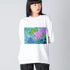 つぎの勿忘草　ワスレナグサ Big Long Sleeve T-Shirt