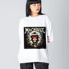 アニマルファッションのモンキーファンキー Big Long Sleeve T-Shirt