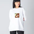 Yama_49のくつろぎリス Big Long Sleeve T-Shirt