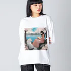 Kotoha-shopの桜の森で読書会 Big Long Sleeve T-Shirt