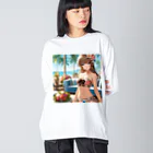 かるるんショップの海と南国と水着と　夏休み Big Long Sleeve T-Shirt