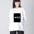 High!?の420/ Big Long Sleeve T-Shirt