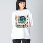 Mizのゆるハウスの夜空の煌き✨ Big Long Sleeve T-Shirt