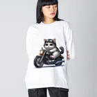 Creation CATのライダーCAT Big Long Sleeve T-Shirt