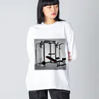 muscle_0419の自宅トレーニング室 Big Long Sleeve T-Shirt