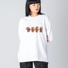 atelier_lapislazuliのくまはにわ4（うしろ） Big Long Sleeve T-Shirt