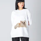 ライダーズの可愛い犬のアイテム Big Long Sleeve T-Shirt