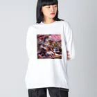 うりこみ屋の芸能の女神弁財天さま Big Long Sleeve T-Shirt