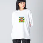 リスタジアムの大宮リスキュート Big Long Sleeve T-Shirt