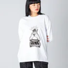 まーもっと部屋のマーモット親方 Big Long Sleeve T-Shirt