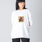 メアリーの魅力満点のブルドッグがただいま登場！ Big Long Sleeve T-Shirt