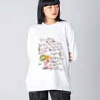 スタジオばんやのキャッシュレス ビッグシルエットロングスリーブTシャツ