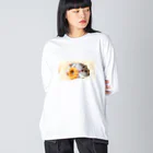 でみるんるん♪のおやすみばぁむすぴかたん ビッグシルエットロングスリーブTシャツ