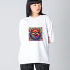 BowMeowのポメラニアンNo.2 Big Long Sleeve T-Shirt