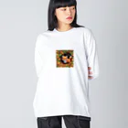 ive-5911の森の中のキツネ Big Long Sleeve T-Shirt