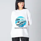 チェリモヤの新幹線 水辺の旅 01 Big Long Sleeve T-Shirt