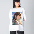 きゃんべるの彼女の微笑み - A Glimpse of Happiness Big Long Sleeve T-Shirt