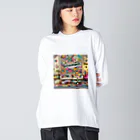 nuuartのドーパミンデコールと陽気な美学 Big Long Sleeve T-Shirt