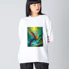 フリーダムの異世界のトリ Big Long Sleeve T-Shirt