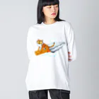 segasworksのスコップ（移植ゴテ）とトラちゃん Big Long Sleeve T-Shirt