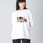 Bonmaru☆ぼんまるのいたいの飛んでいけ Big Long Sleeve T-Shirt